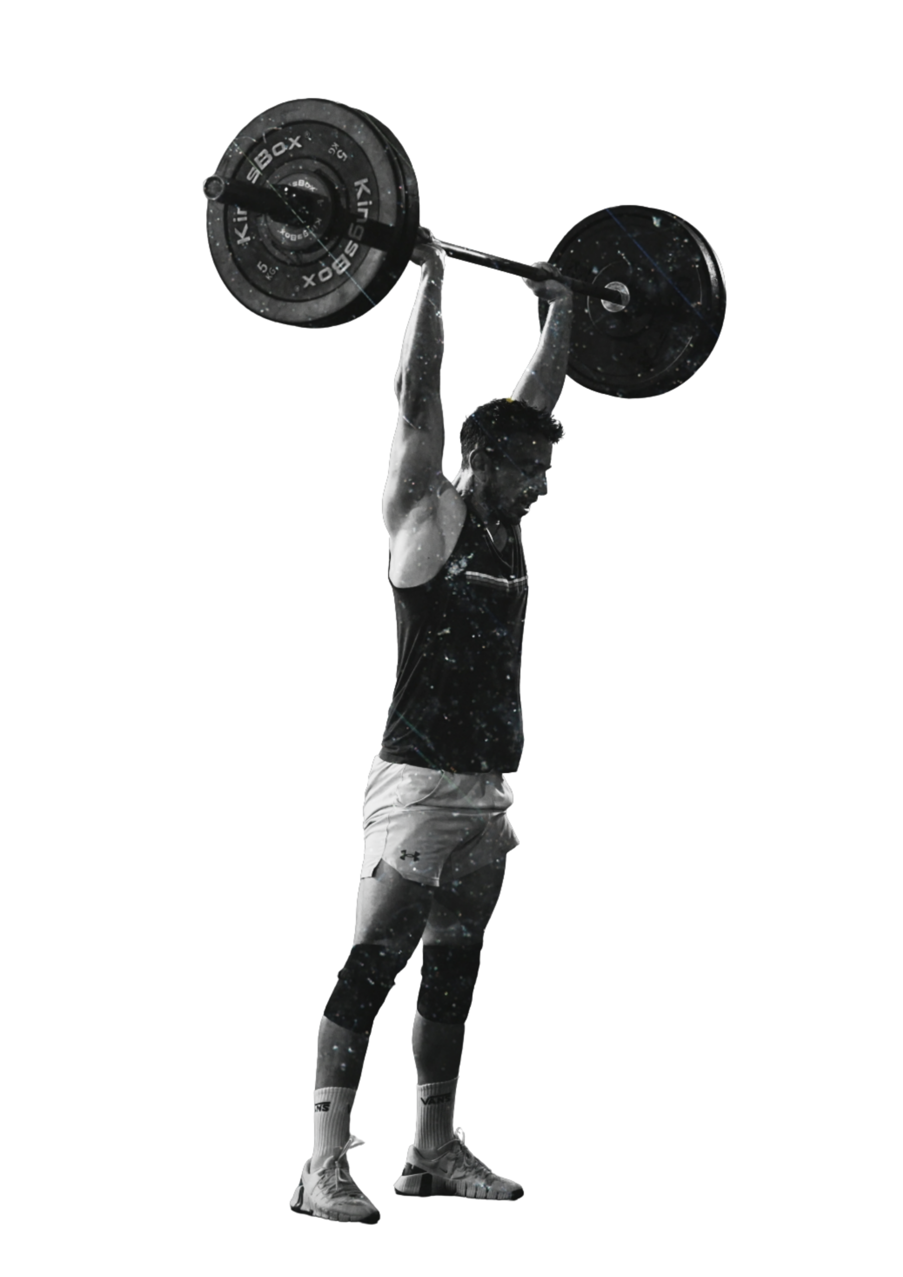 Athlète de CrossFit Porto-Vecchio soulevant une barre